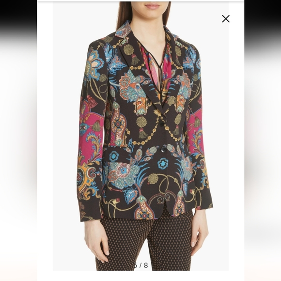 Etro Tassel & Paisley Print Blazer - Picture 5 of 11